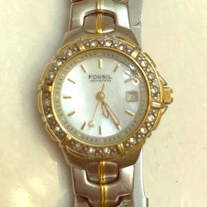 Fossil two tone watch